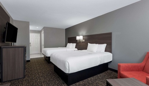 Habitación, 2 camas de matrimonio, accesible para personas con discapacidad, no fumadores