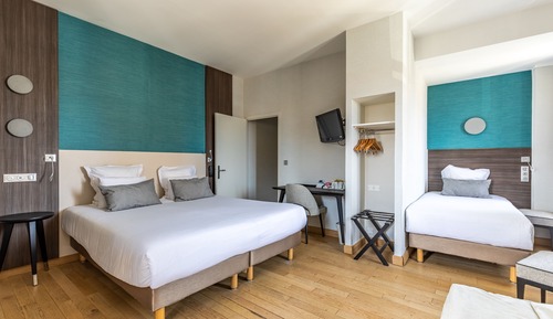 Habitación familiar, vistas al patio (for 5, No Sea View)