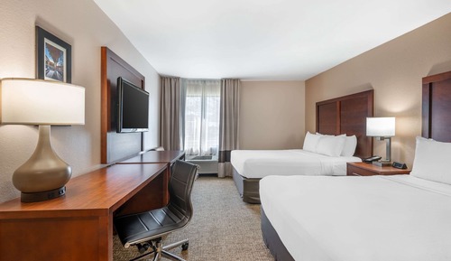 Habitación, 2 camas de matrimonio, accesible para personas con discapacidad, no fumadores