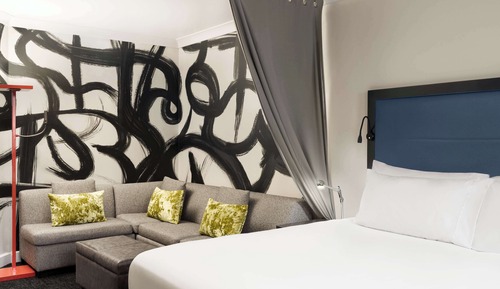 Habitación, 1 cama de matrimonio grande con sofá cama (Water View)