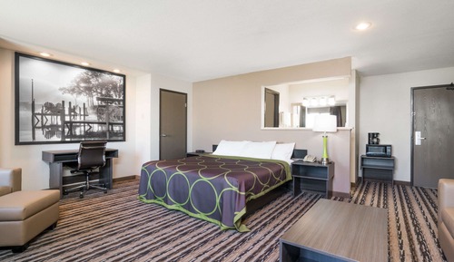 Suite, 1 cama de matrimonio grande con sofá cama, no fumadores, frigorífico y microondas