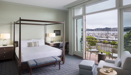 Habitación, 1 cama de matrimonio grande, vistas al puerto