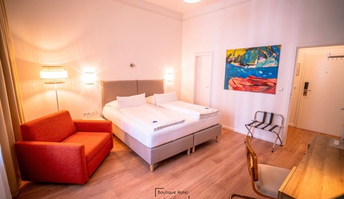 Habitación Premium doble, 1 cama de matrimonio grande, balcón, vistas a la ciudad