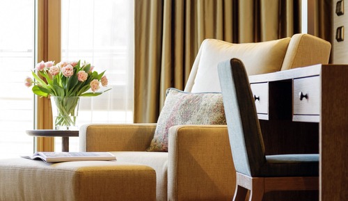 Elegant Nature Room with side lake view