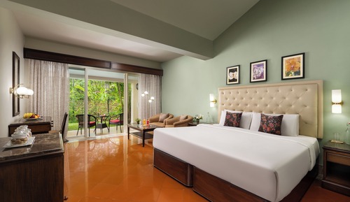 Habitación estándar, 1 cama doble, vistas al jardín