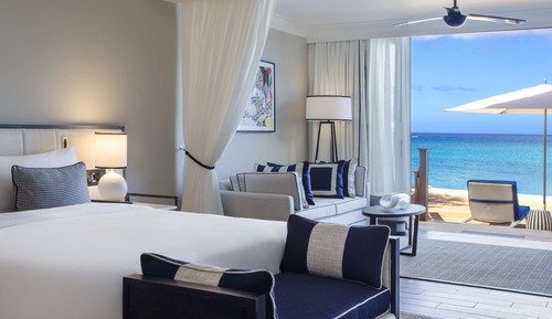Suite, 1 cama de matrimonio grande, accesible para personas con discapacidad, frente a la playa