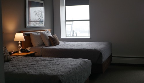 Habitación Deluxe, 2 camas de matrimonio (Front Facing)