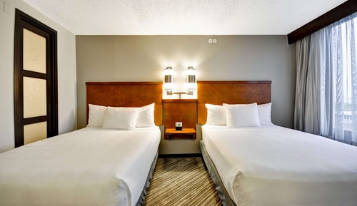 Habitación, 2 camas dobles, accesible para personas con discapacidad, bañera