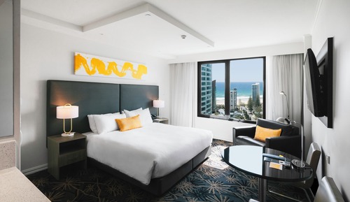 Habitación estándar, 1 cama de matrimonio grande, vistas al mar