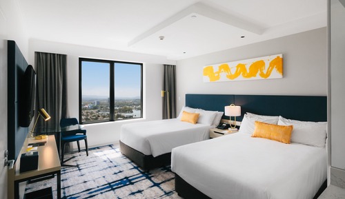 Habitación Premium, 2 camas dobles, vistas a la montaña