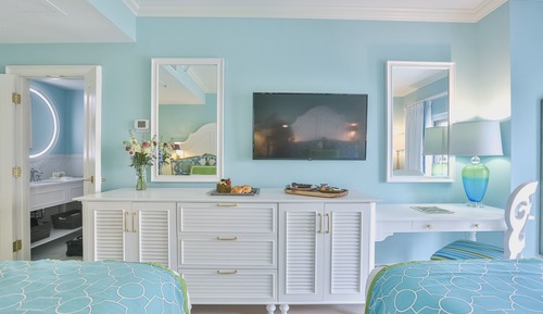 Habitación superior, 2 camas de matrimonio, balcón