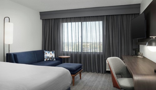 Habitación, 1 cama de matrimonio grande con sofá cama