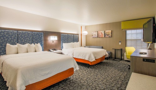 Habitación, 2 camas de matrimonio, accesible para personas con discapacidad, no fumadores