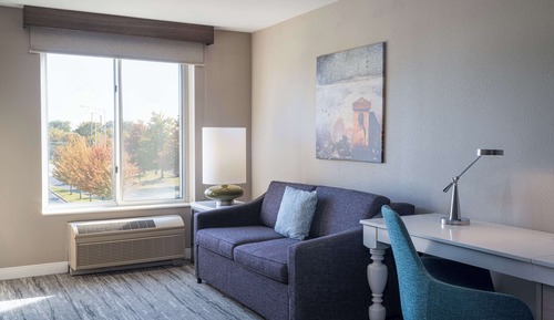 Habitación, 1 cama de matrimonio grande con sofá cama