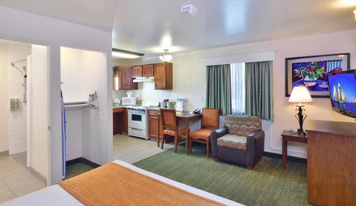 Habitación individual, 1 cama de matrimonio, accesible para personas con discapacidad, cocina