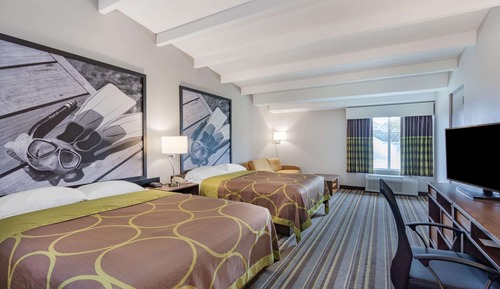 Habitación, 2 camas de matrimonio, no fumadores