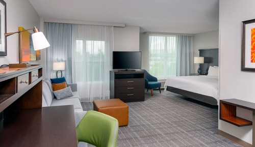 Suite estudio, 1 cama de matrimonio grande con sofá cama, cocina