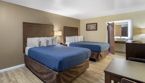 Habitación estándar, 2 camas de matrimonio, no fumadores, frigorífico y microondas