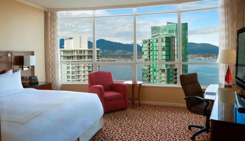 Habitación, 1 cama de matrimonio grande, vistas al puerto