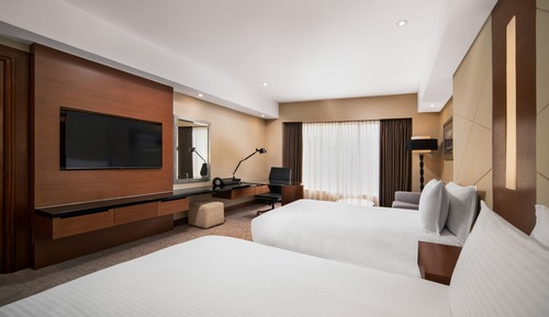 Habitación Premium, 2 camas individuales, Acceso al salón del club (Super Singles)