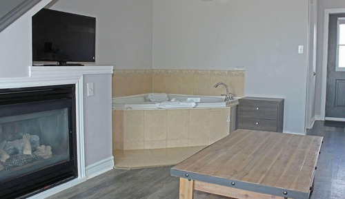 Habitación estándar, 1 cama de matrimonio grande con sofá cama, no fumadores, chimenea (Beach Front)