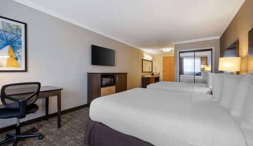 Habitación estándar, 2 camas de matrimonio, no fumadores, frigorífico