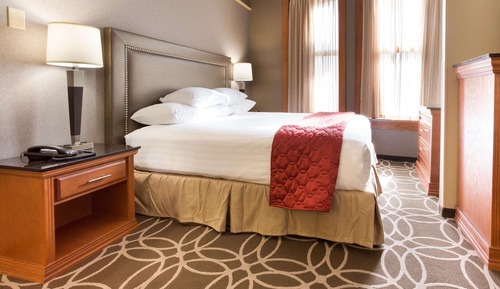 Habitación Deluxe, 1 cama de matrimonio grande con sofá cama, frigorífico y microondas