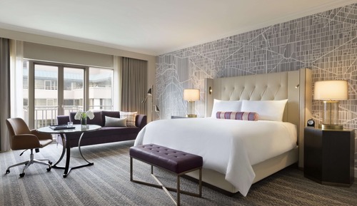 Fairmont Gold, Habitación Signature, 1 cama de matrimonio grande, Acceso al salón del club