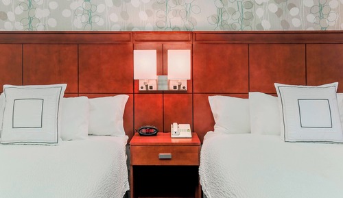 Habitación, 2 camas dobles (Mobility/Hearing Access, Roll-in Shwr)