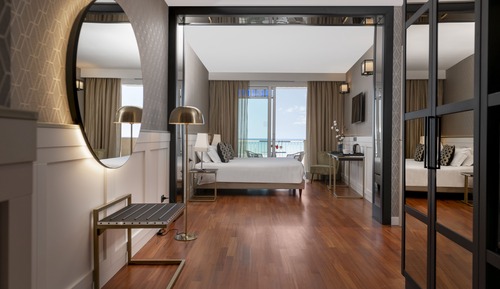 Habitación Deluxe doble de uso individual, mirando al mar