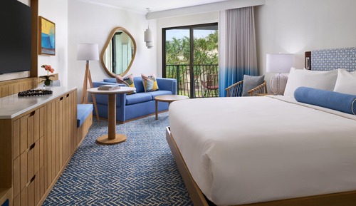 Habitación Signature, 1 cama de matrimonio grande con sofá cama, vistas al jardín (Club)
