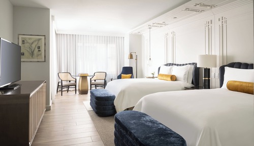 Habitación, 2 camas dobles, no fumadores (No View)