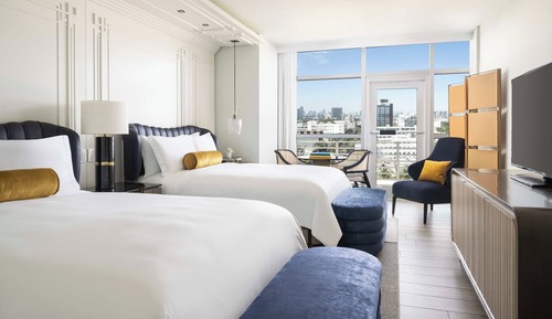 Habitación Club, 2 camas dobles, no fumadores, vistas a la ciudad