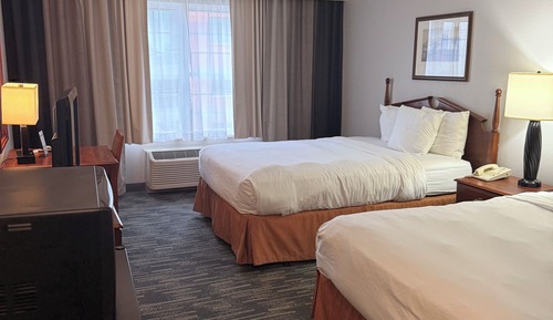 Habitación, 2 camas de matrimonio, no fumadores