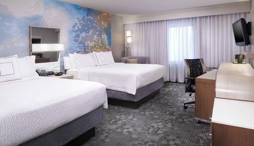 Habitación, 2 camas de matrimonio, no fumadores (Mobility/Hearing Accessible, Tub)