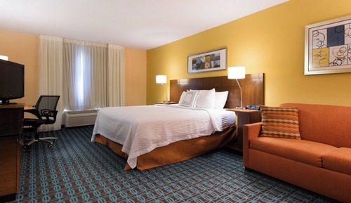 Habitación, 1 cama de matrimonio grande con sofá cama