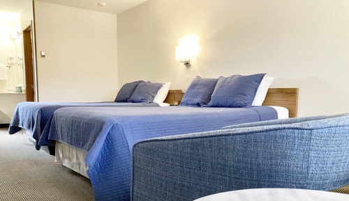 Habitación estándar, 2 camas de matrimonio, no fumadores, frigorífico y microondas