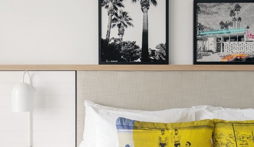 Habitación con 2 camas individuales, vistas a la ciudad