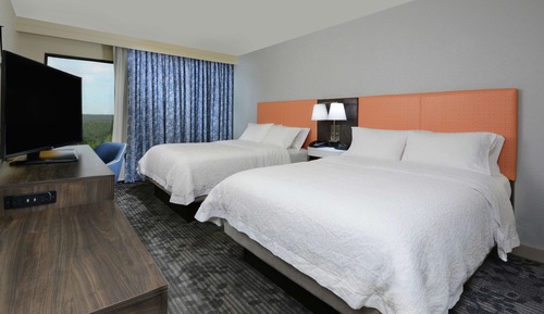 Habitación, 2 camas de matrimonio, no fumadores