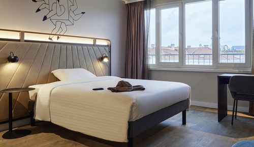 Estudio, 1 cama doble, cocina básica (1 Sweet Bed)