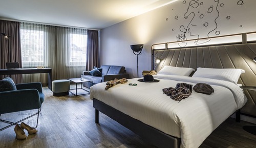 Habitación familiar, 1 cama doble con sofá cama