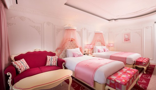 Habitación familiar con 2 camas individuales (HELLO KITTY PRINCESS)