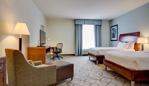 Habitación, 2 camas de matrimonio, no fumadores