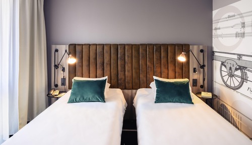 Habitación superior con 2 camas individuales, 2 camas individuales