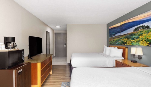 Habitación, 2 camas de matrimonio, no fumadores (Mobility,roll-in shower)