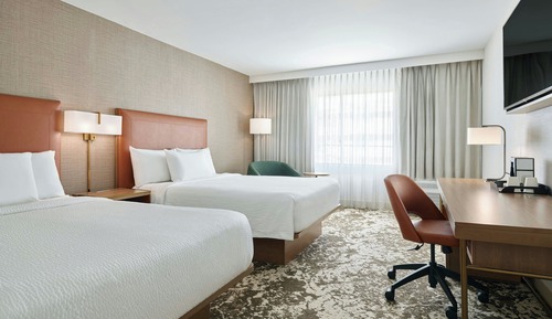 Habitación, 2 camas de matrimonio, no fumadores (Mobility Accessible, Tub)