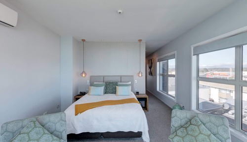 Ático de lujo, 1 habitación, vistas al mar, frente a la playa