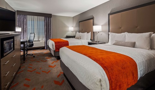 Habitación estándar, 2 camas de matrimonio, no fumadores