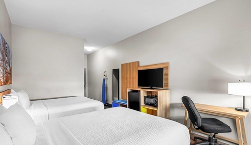 Habitación, 2 camas de matrimonio, accesible para personas con discapacidad