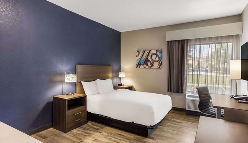 Suite, 1 cama de matrimonio, accesible para personas con discapacidad (Efficiency, Roll-In Shower)